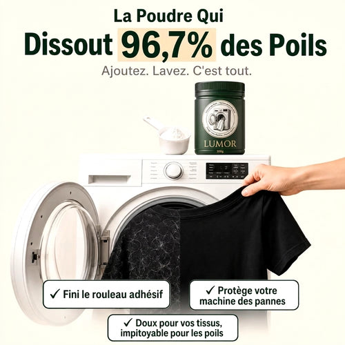 LUMOR — Dissolvant de poils d'animaux